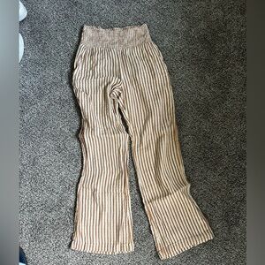 Billabong Striped Wide-Leg Pants